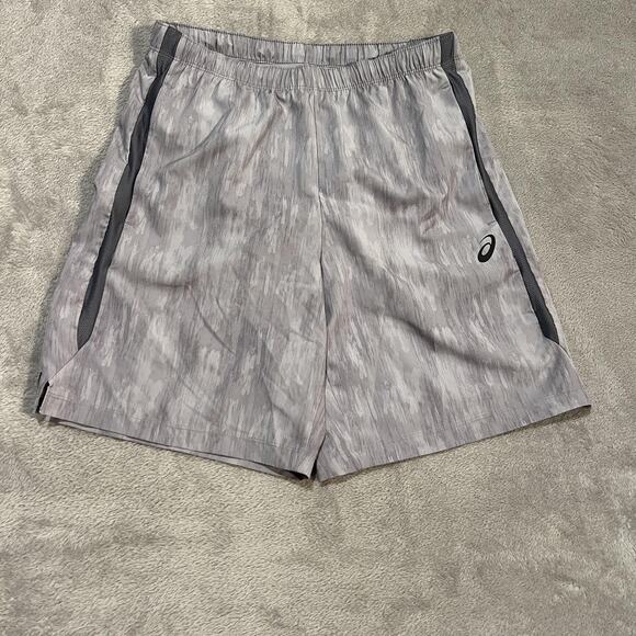 ASICS Woven Performance 9" Shorts Mens Small Gray Running Lightweight Training - Picture 1 of 12